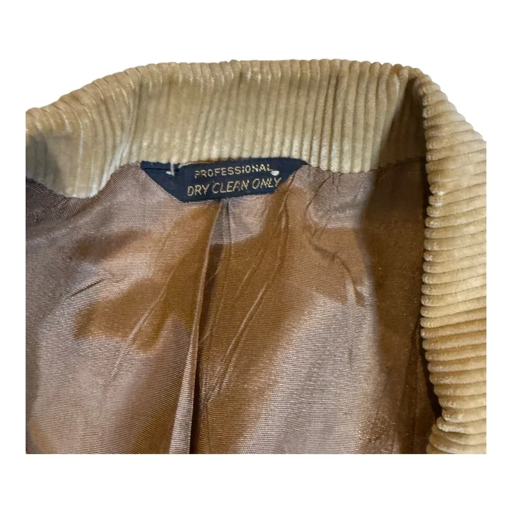 Vintage Levi's for Men Corduroy Blazer Tan‎ Camel Sport Coat Jacket 44 R